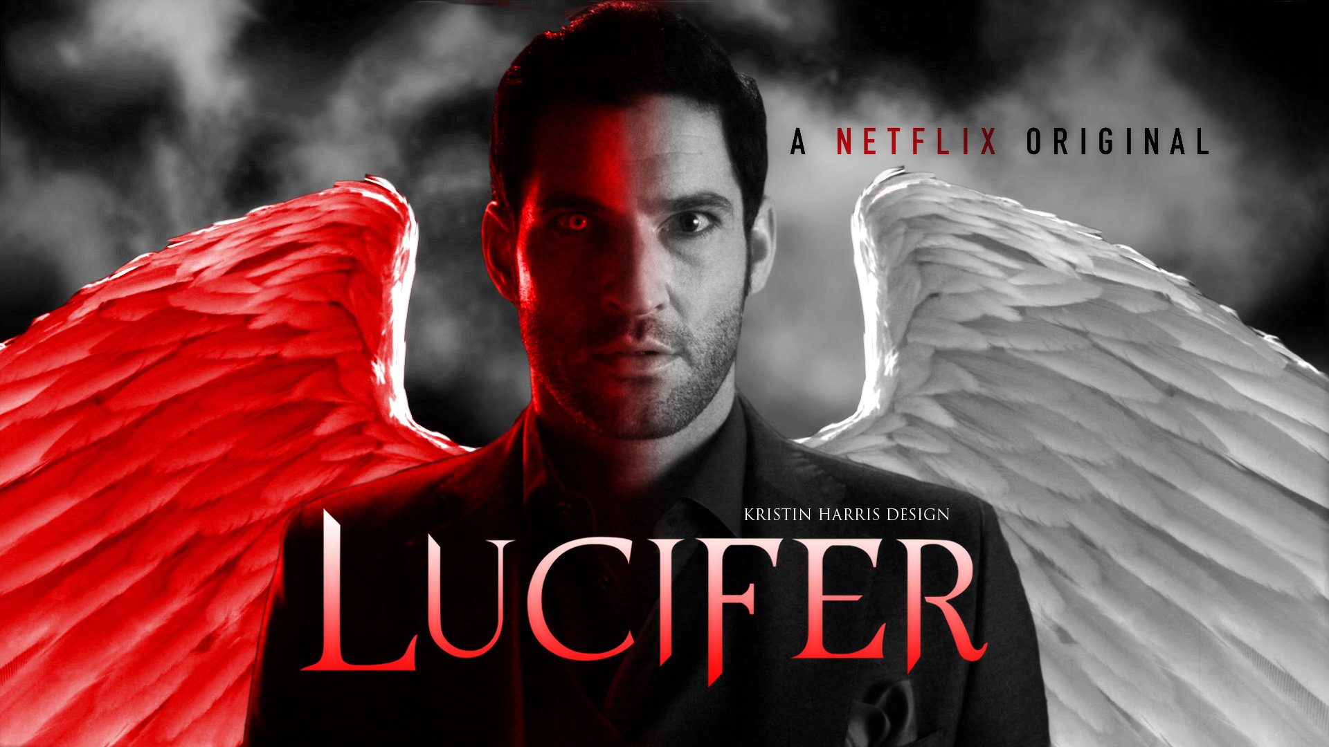 Lucifer Season 4 With Wings - 1920x1080 Wallpaper - teahub.io