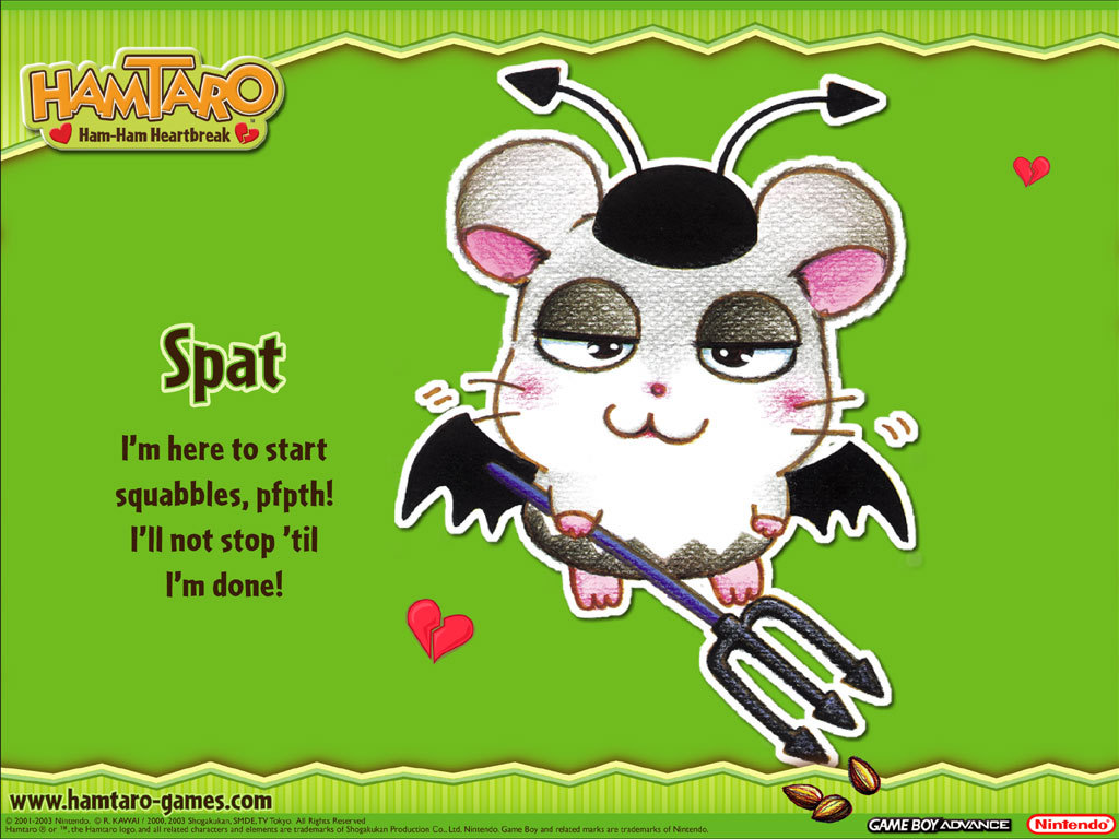 Hamtaro Ham Ham Heartbreak Spat - HD Wallpaper 