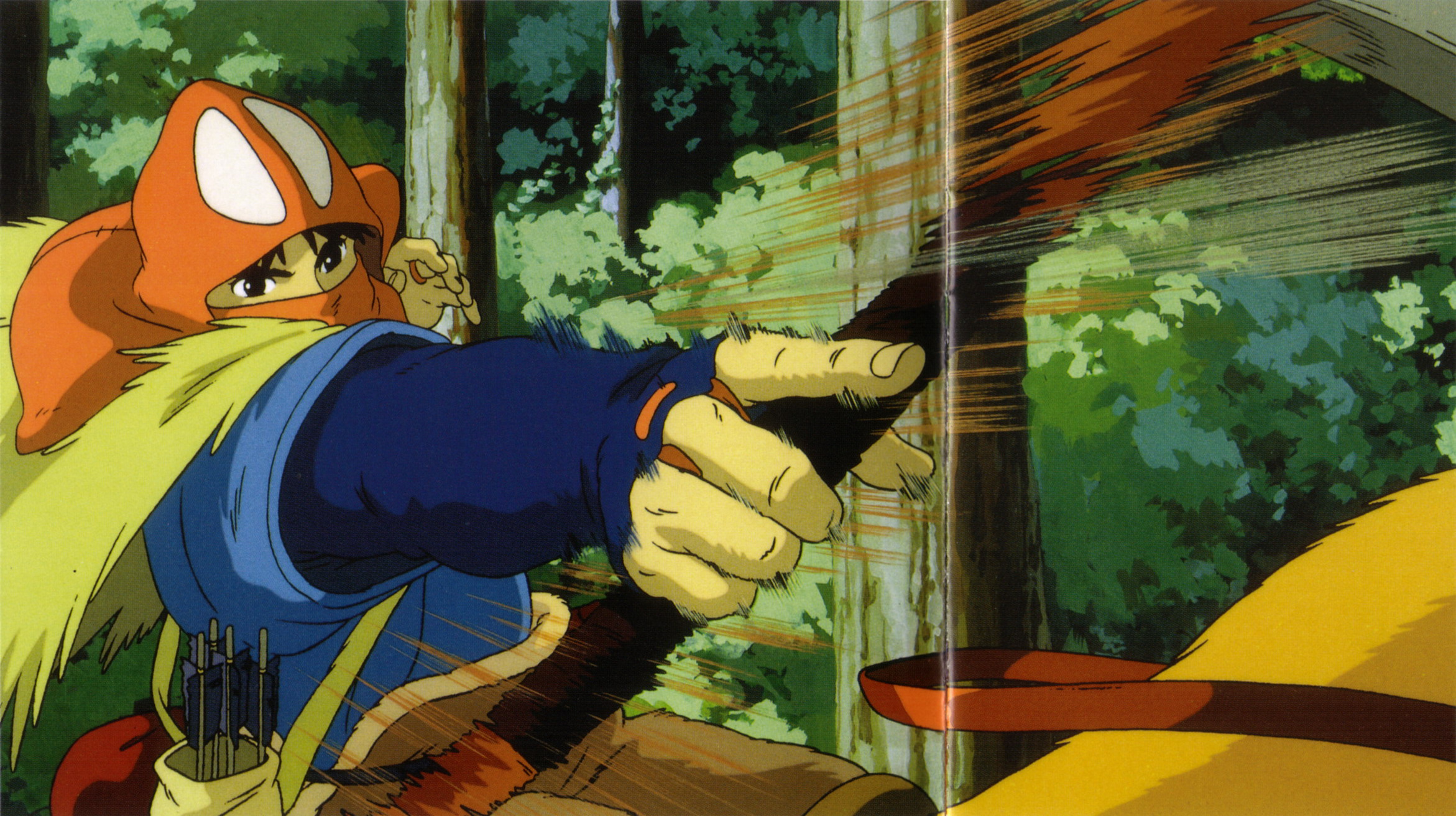 Princess Mononoke Bow And Arrow - HD Wallpaper 