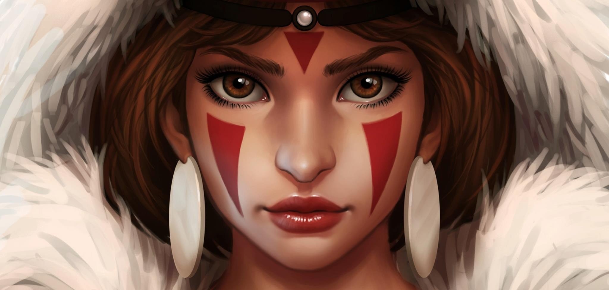 Princess Mononoke Digital Art - HD Wallpaper 