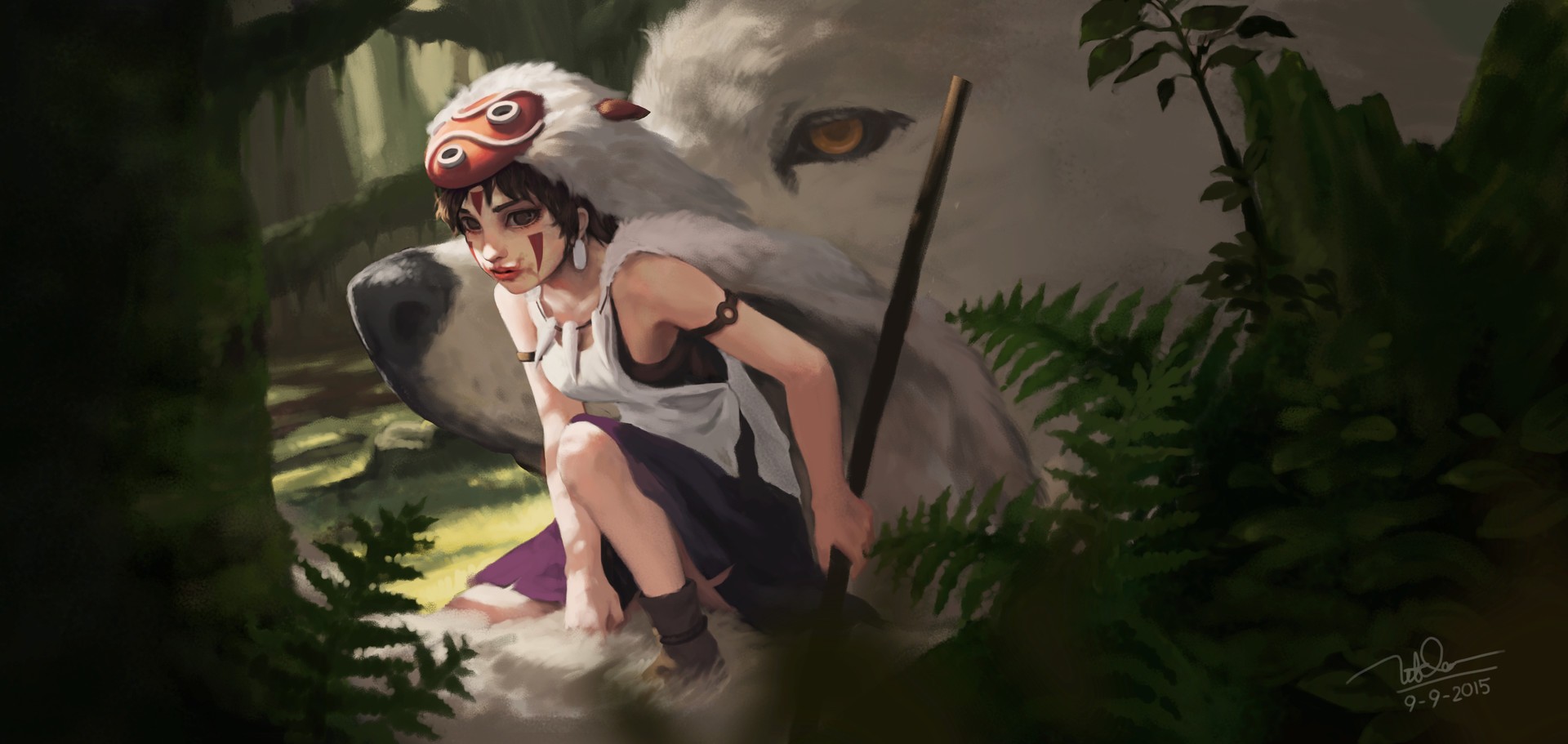 Princess Mononoke - HD Wallpaper 
