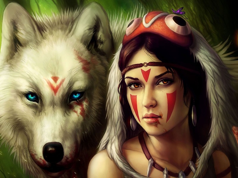 Princess Mononoke Wallpaper Hd - Pls&ty Run Wild - HD Wallpaper 