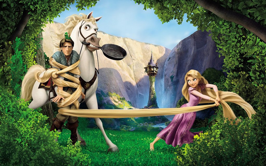 Tangled Disney - HD Wallpaper 