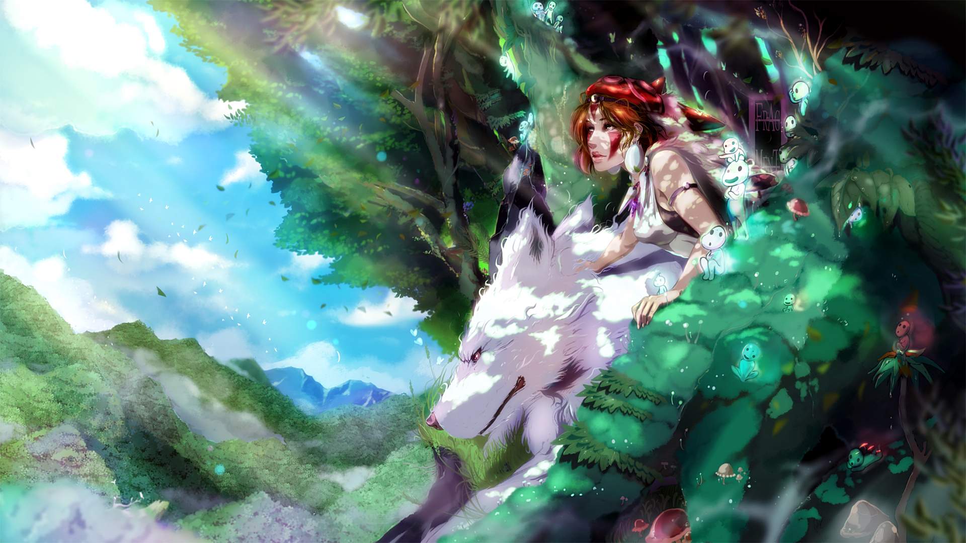 Princess Mononoke Wallpaper 4k - HD Wallpaper 