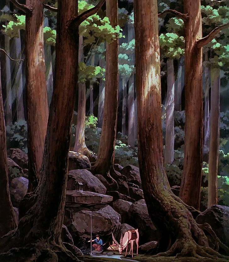 Princess Mononoke Phone Backgrounds - HD Wallpaper 