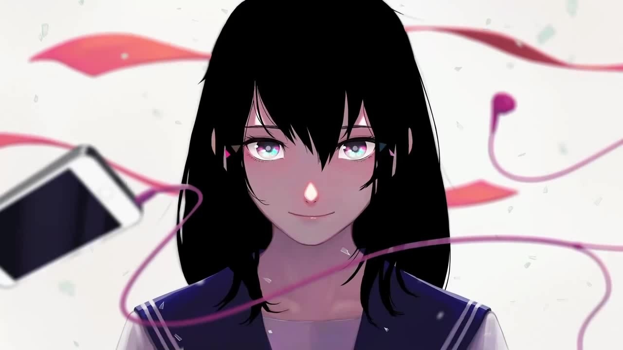 Galaxy Anime Girl - HD Wallpaper 