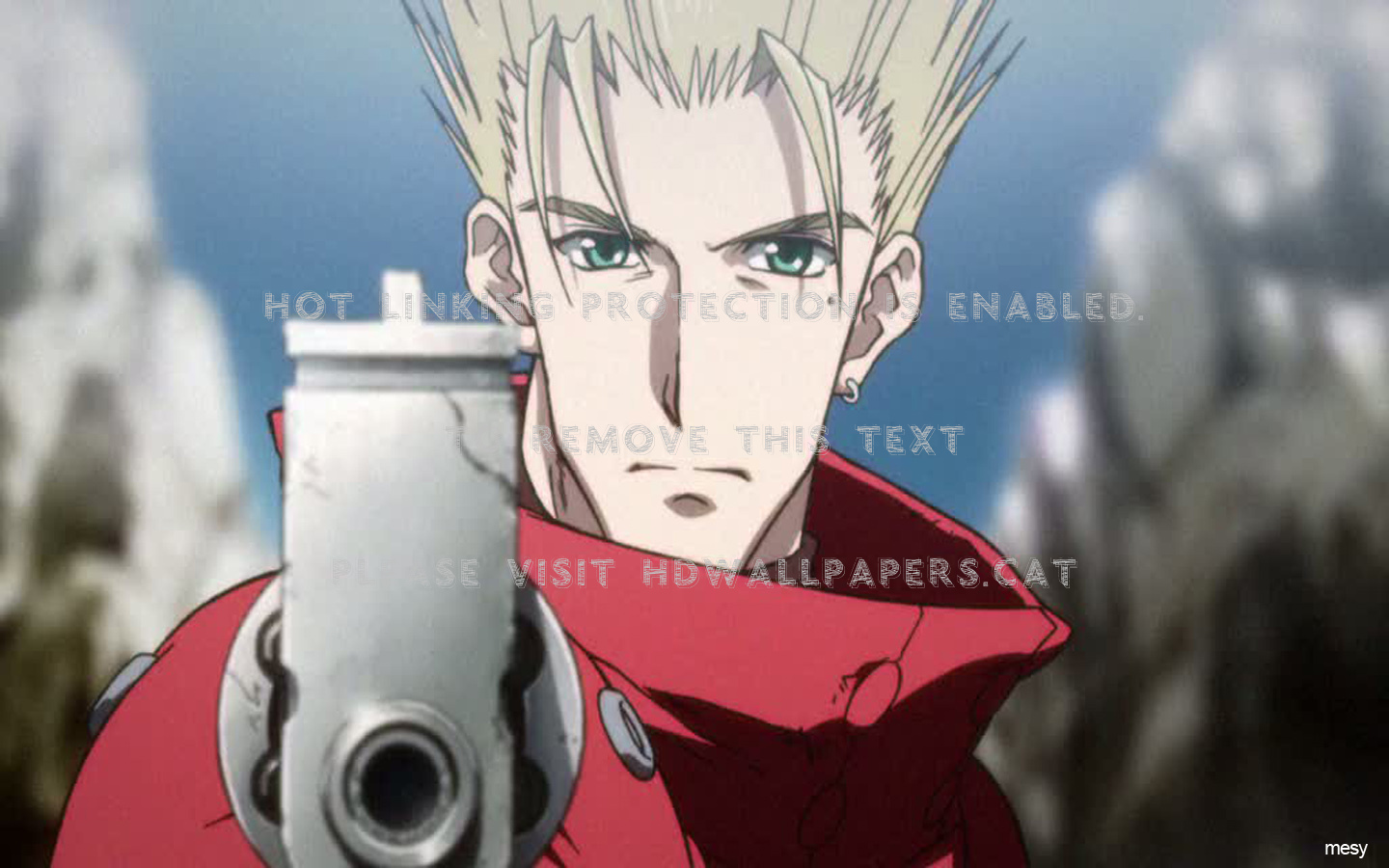 Trigun Vash The Stampede Mesy Movie Anime - Cowboy Bebop Vs Trigun - HD Wallpaper 