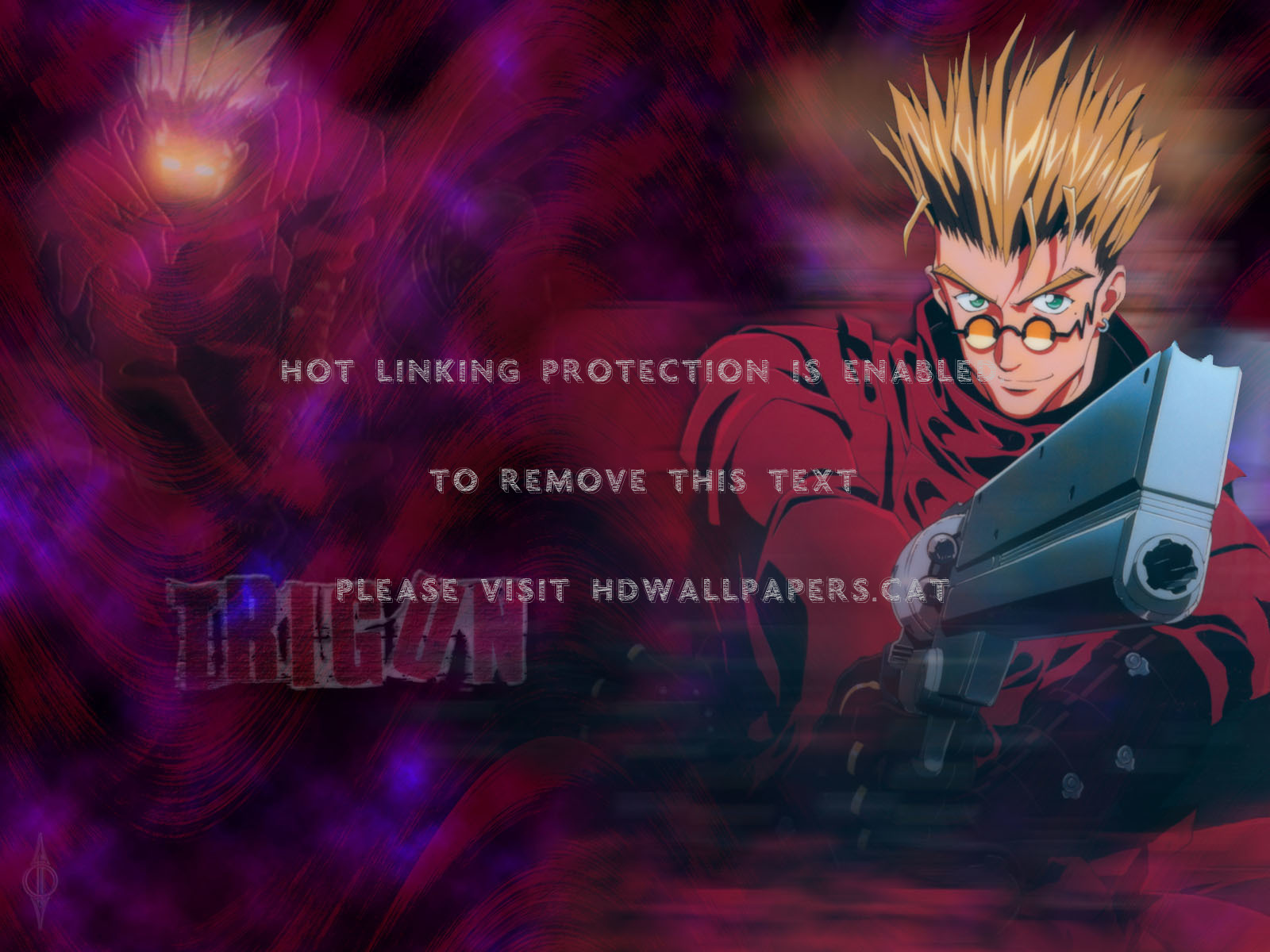 Vash Tri Gun Anime Trigun - HD Wallpaper 