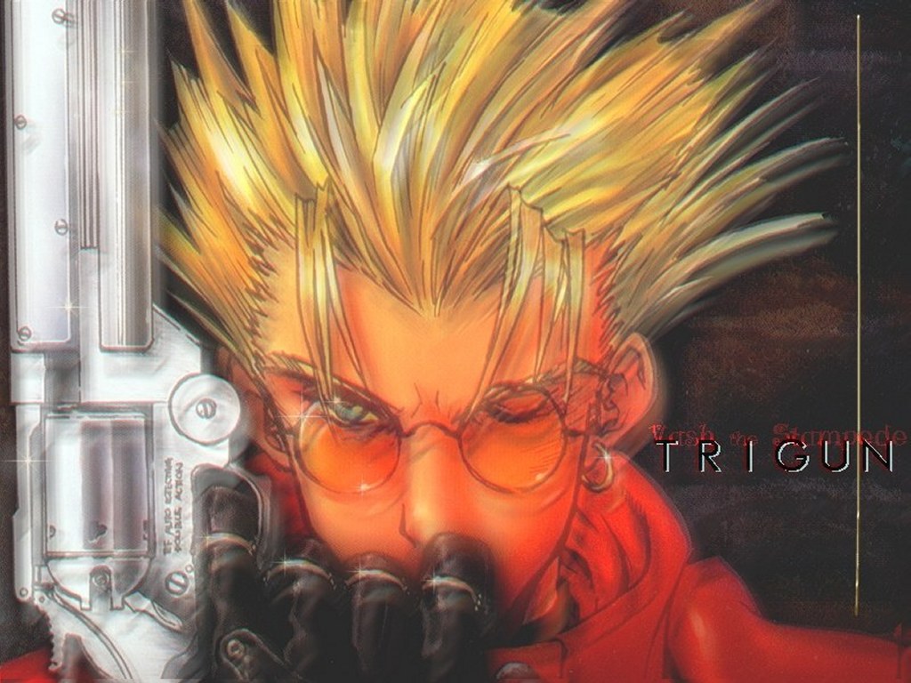 Vash The Stampede - Trigun Anime Cover - HD Wallpaper 