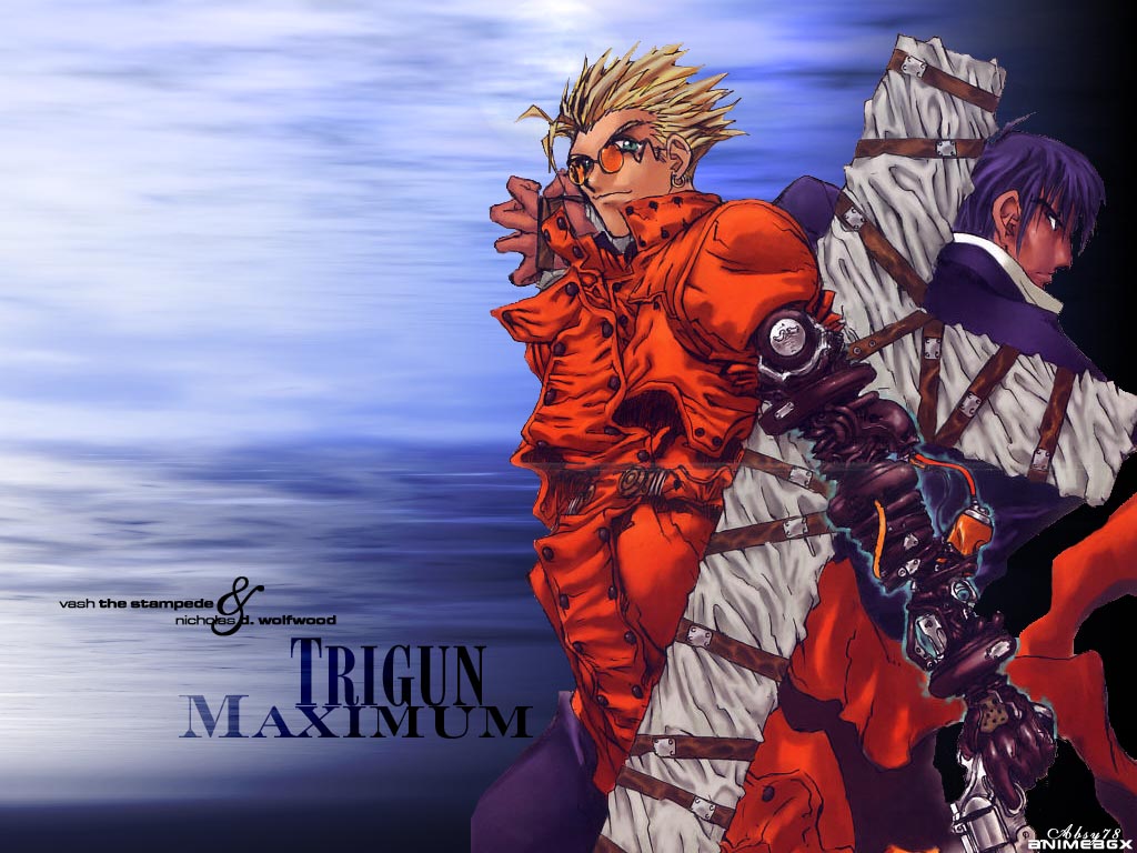 View Media - Trigun Vash And Wolfwood - HD Wallpaper 