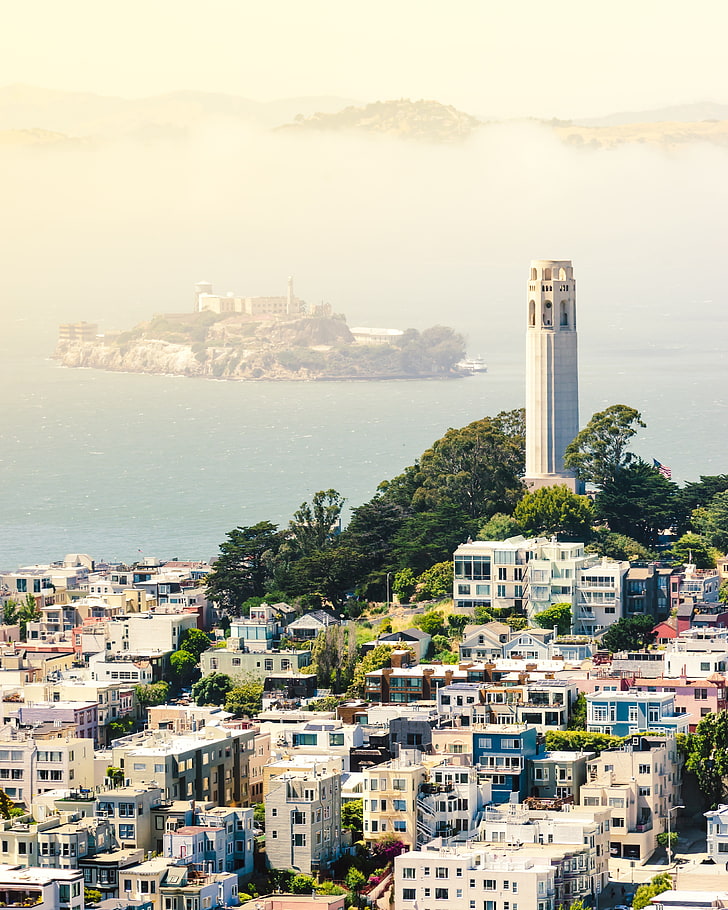 Nature, Cityscape, Landscape, Island, San Francisco, - Best Instagram Locations San Francisco - HD Wallpaper 