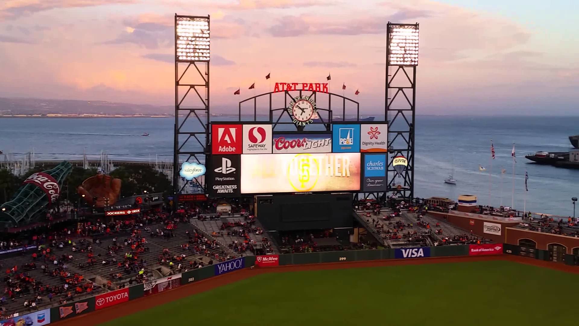 Sf Giants Intro - At&t Park - HD Wallpaper 