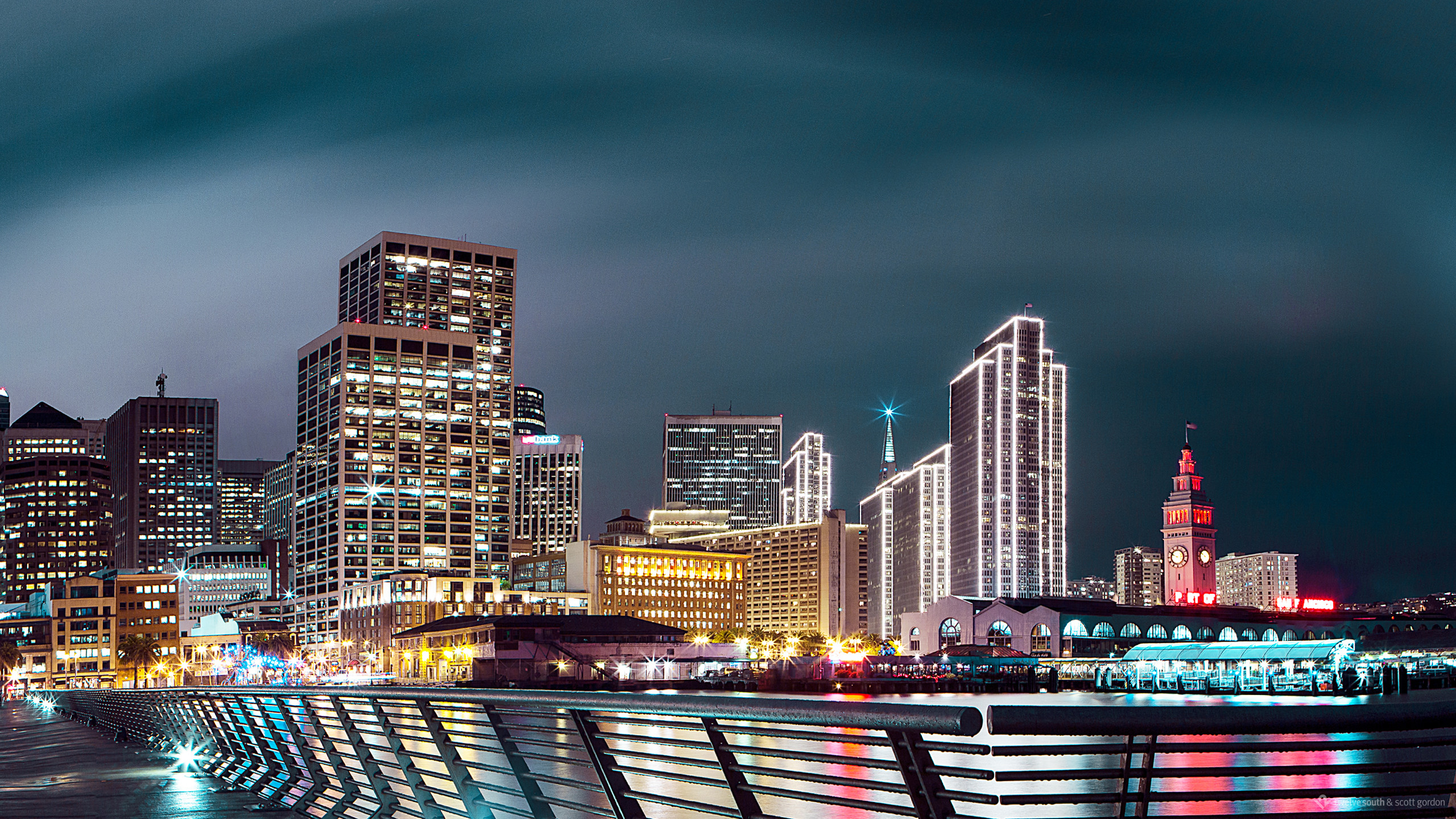 Nightscape San Francisco 
 Data-src /w/full/a/d/0/61026 - Nightscape Hd - HD Wallpaper 