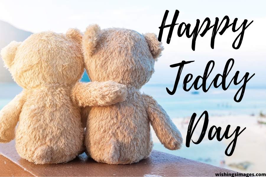 Happy Teddy Day Images - HD Wallpaper 
