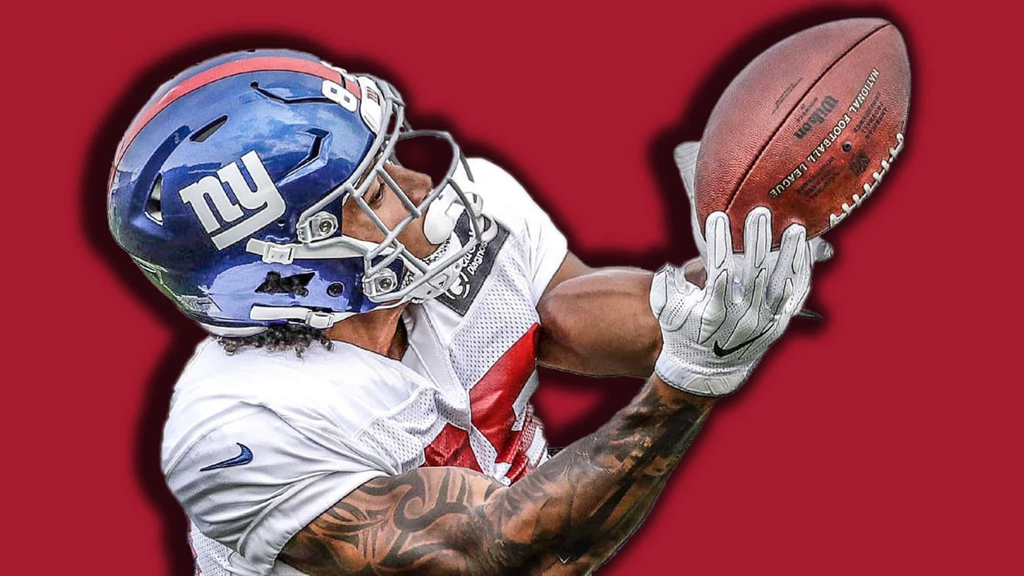 Evan Engram - Giants And Patriots Helmets - HD Wallpaper 