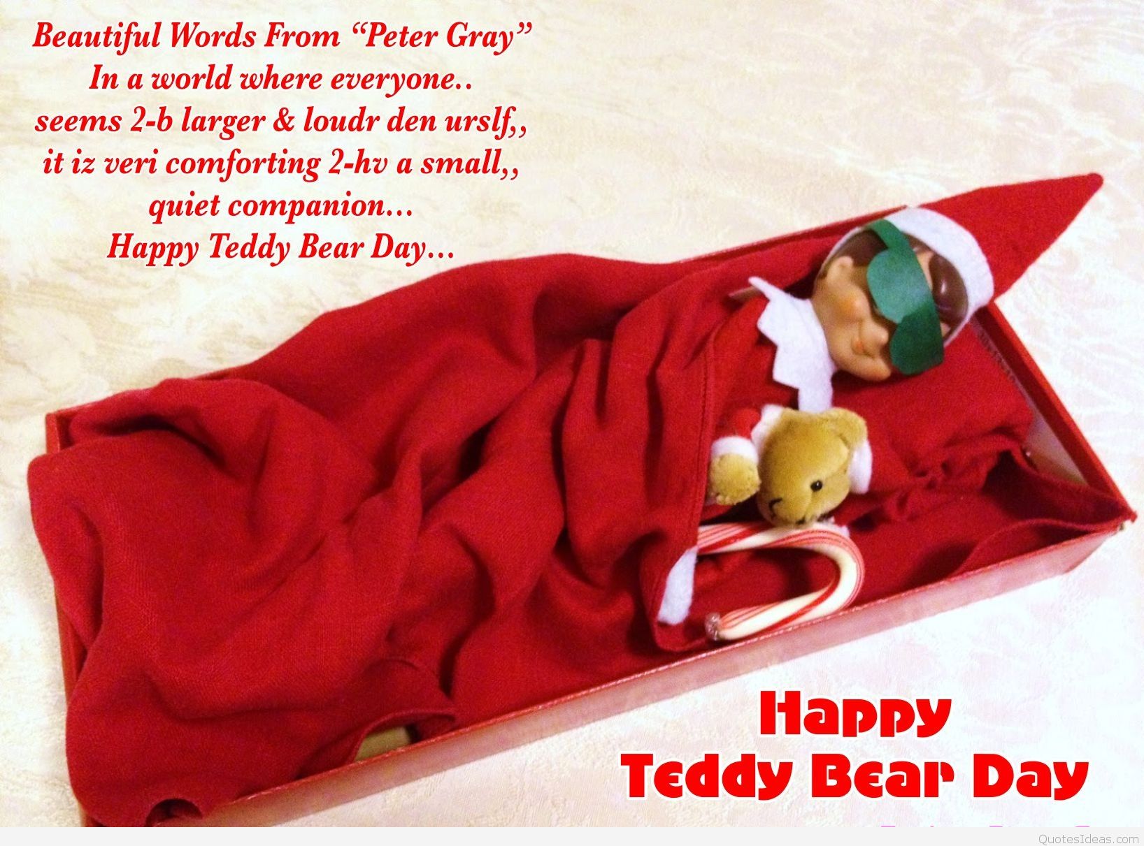 Cute Teddy Bear Image With Love Quote For Valentine - HD Wallpaper 