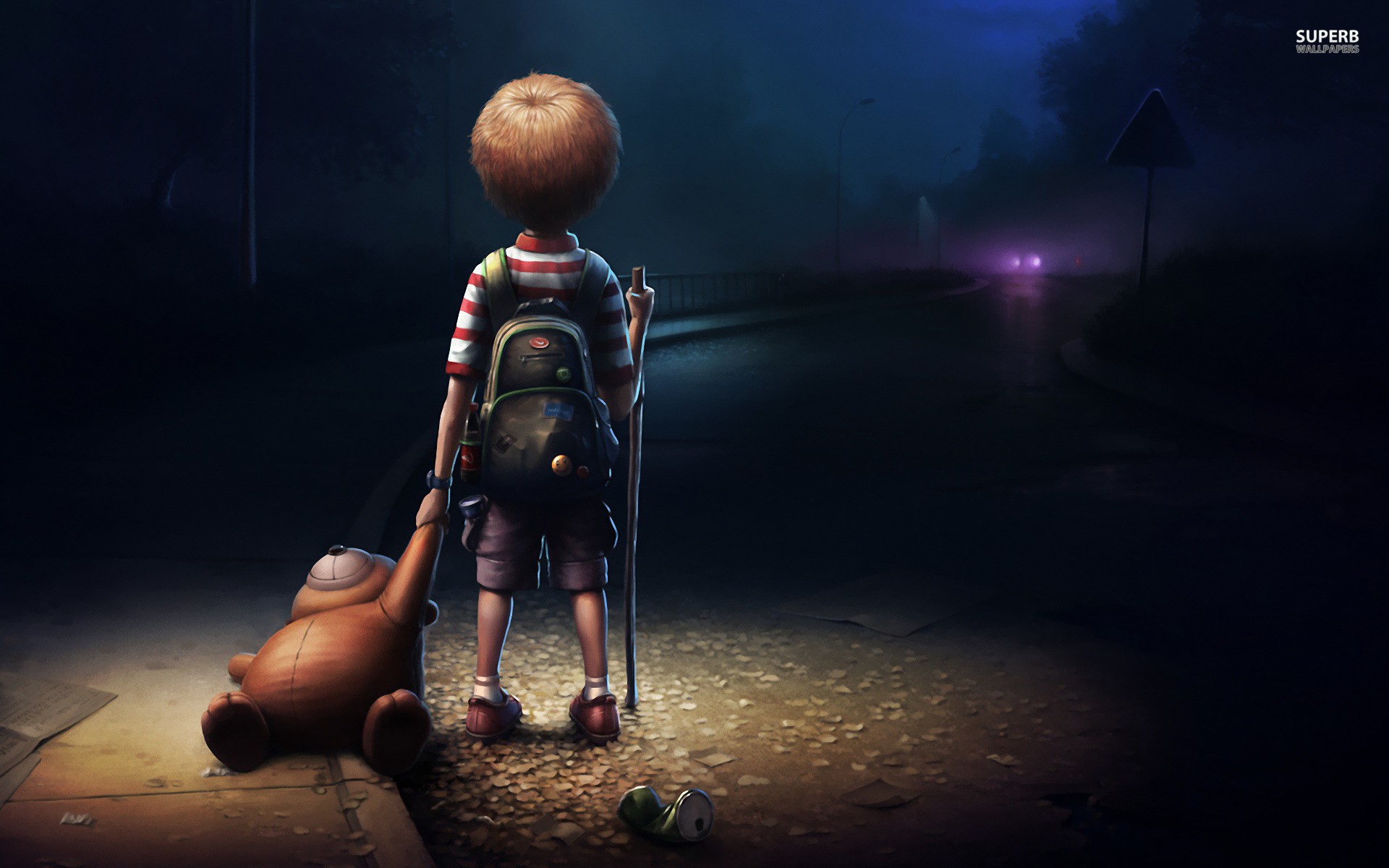 Sad Teddy Bear Hd Wallpaper - HD Wallpaper 