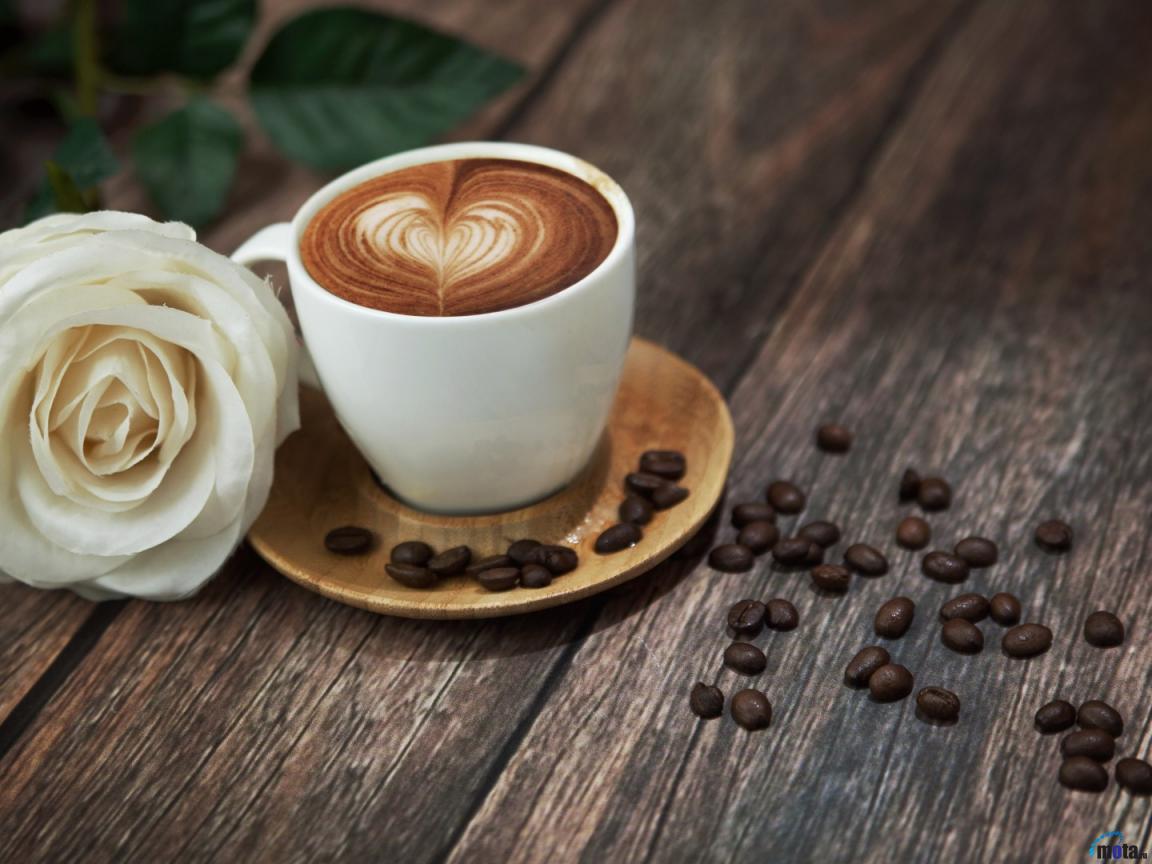 Cup Of Coffee With Love - HD Wallpaper 