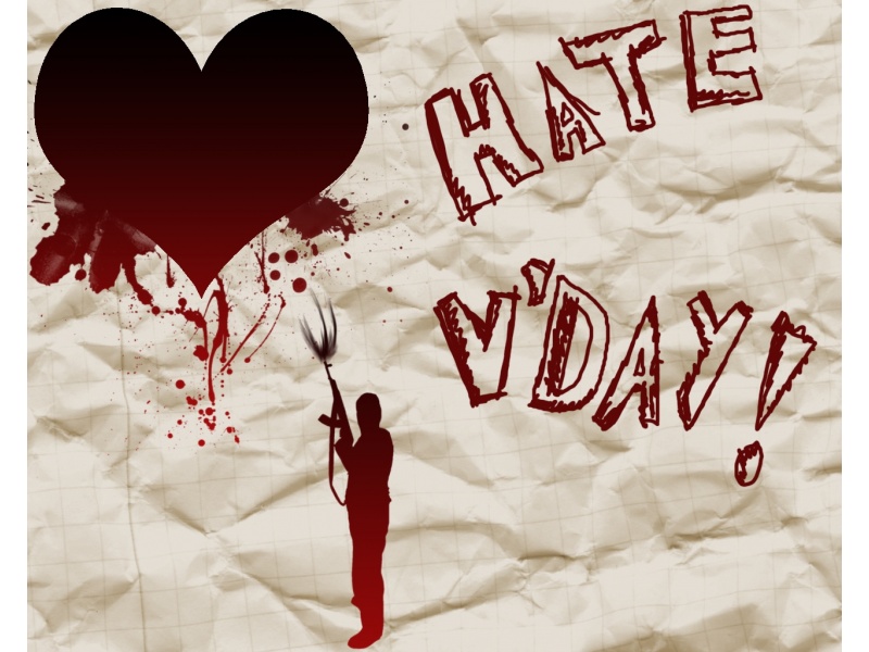 Hate V Day - Hate Day - HD Wallpaper 