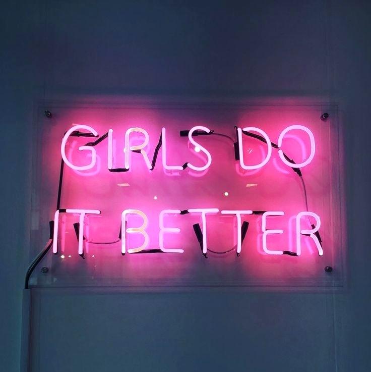 New Neon Light Quote Sign Girl Do It Better Amazon - HD Wallpaper 