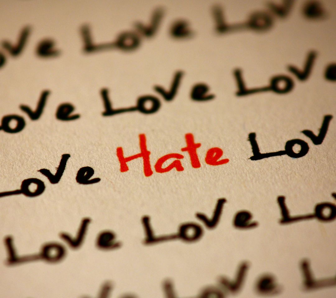 Love And Hate - HD Wallpaper 