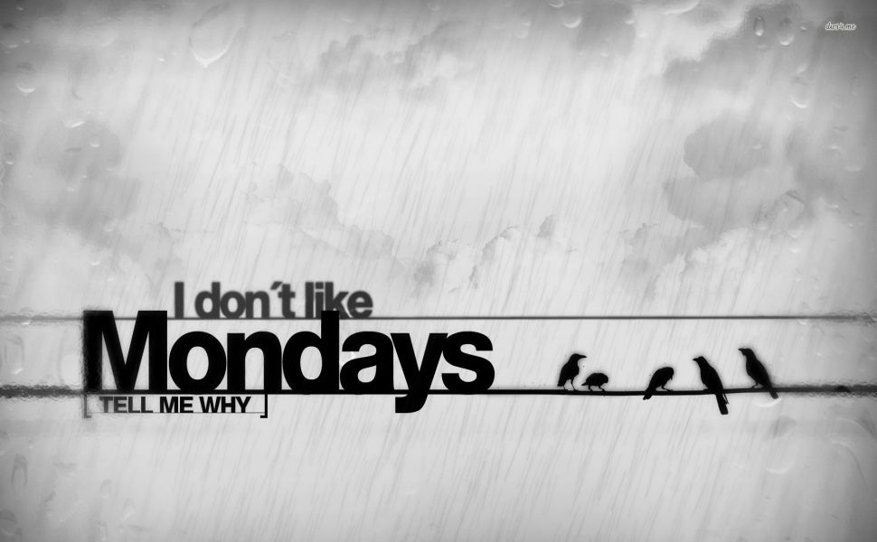 Hate Wallpaper Hd - Hate Monday Quotes - HD Wallpaper 