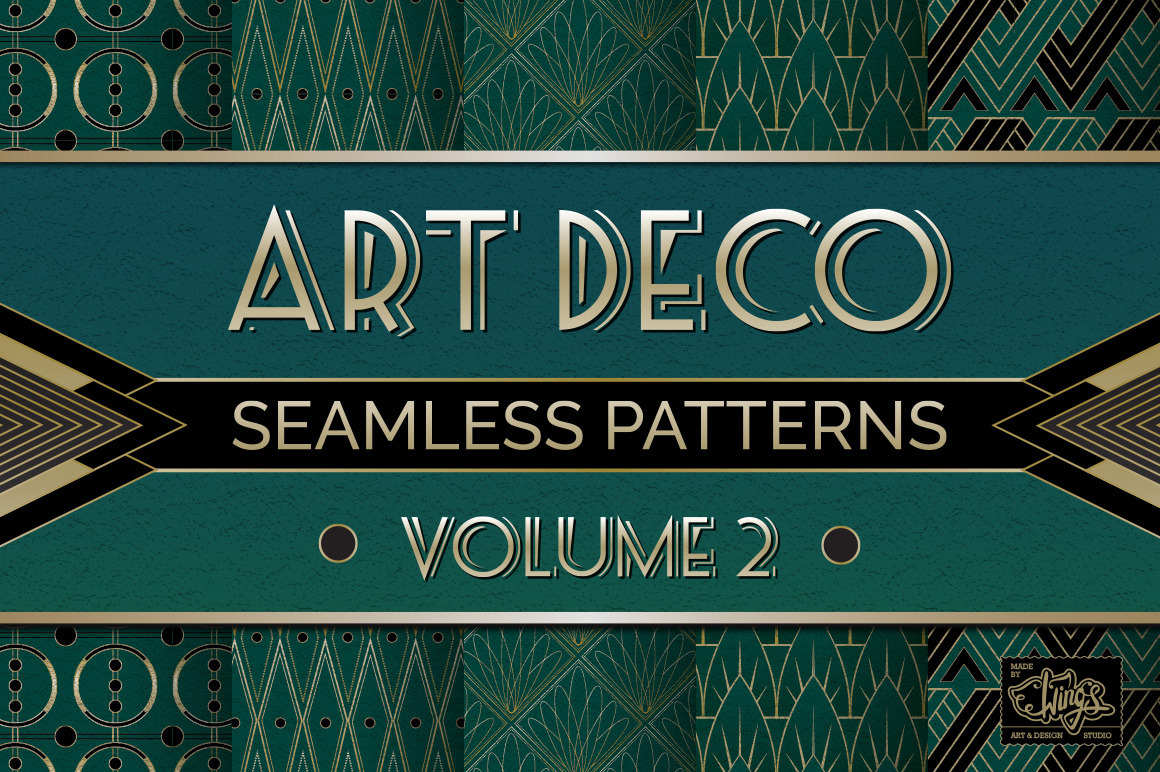 Art Deco Seamless Patterns - Round Art Decographic Design - HD Wallpaper 