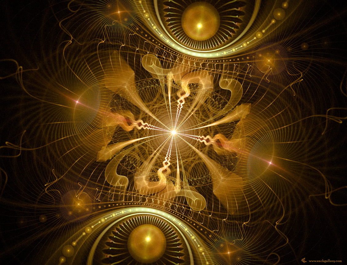 Time Fractal - HD Wallpaper 