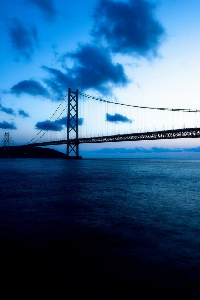 Akashi-kaikyō Bridge - HD Wallpaper 