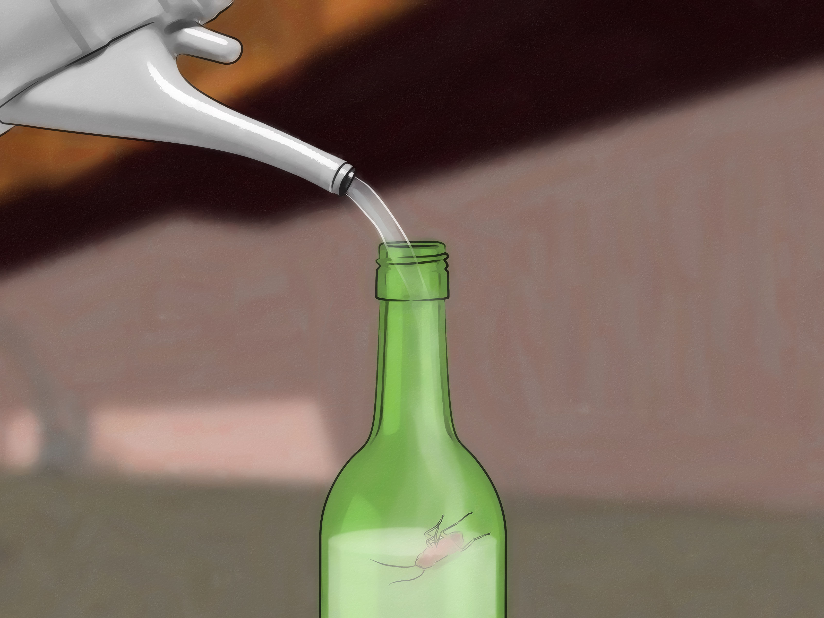 Image Titled Trap Cockroaches Step - Cockroach Trap Diy Bottle - HD Wallpaper 