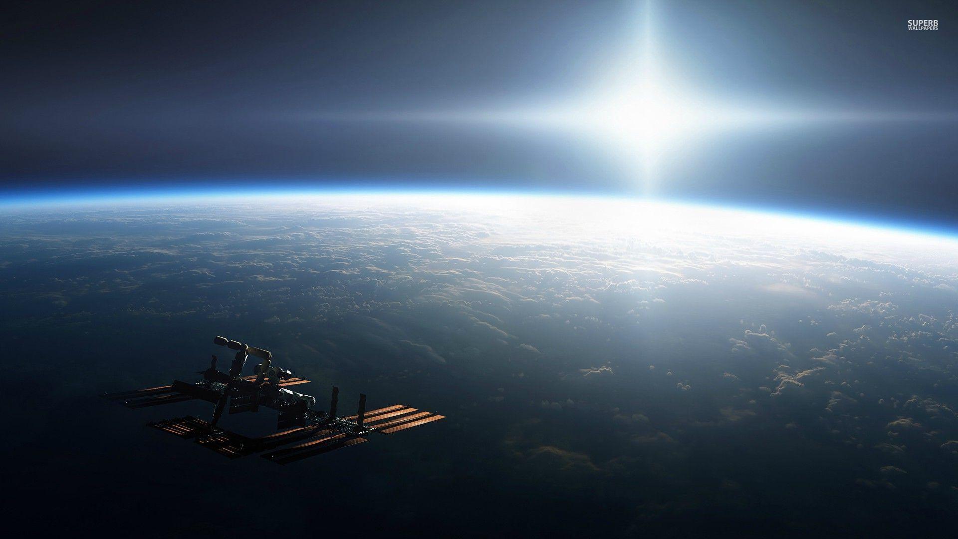International Space Station Wallpapers - Earth From The Iss - HD Wallpaper 