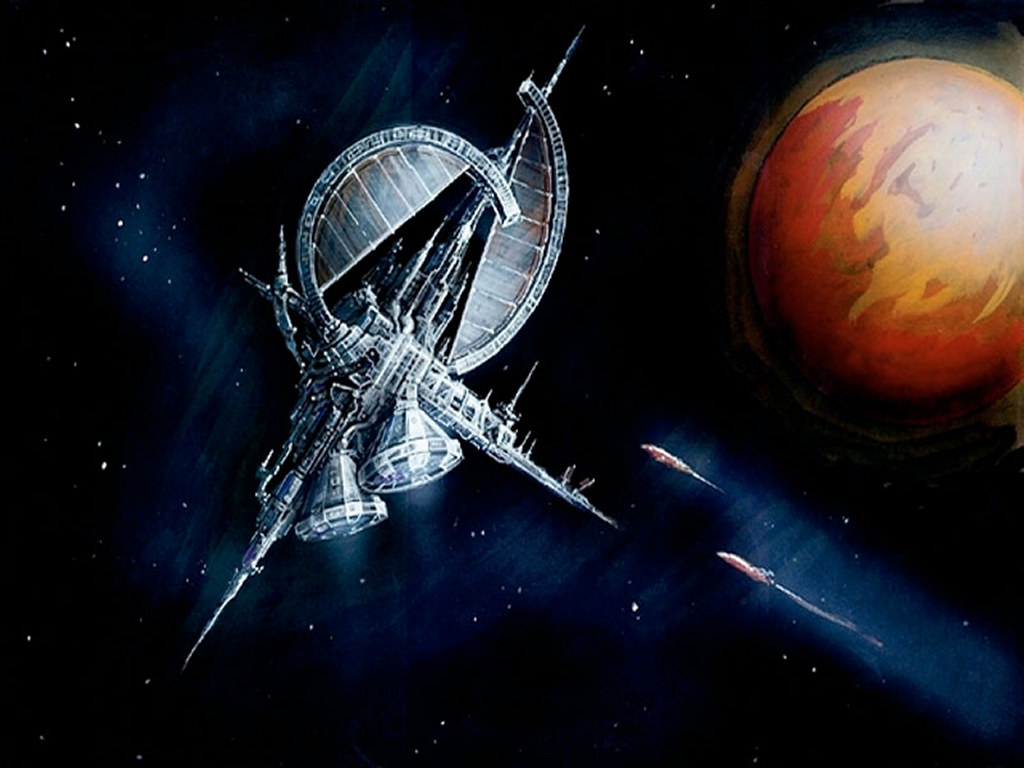 Space Station - Outer Space - HD Wallpaper 