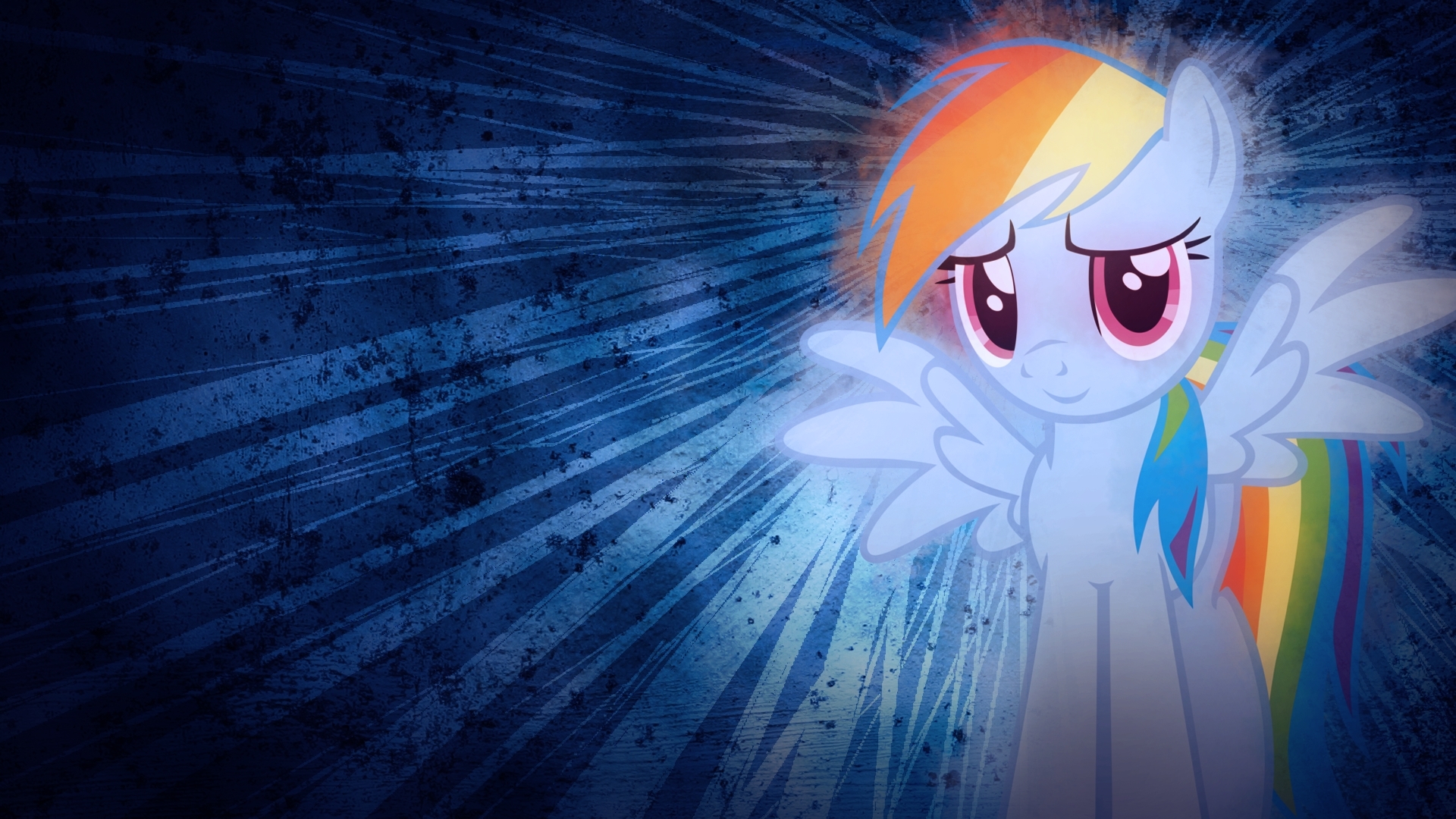 Wallpaper Of My Little Pony, Mlp, Rainbow Background - My Little Pony: Friendship Is Magic - HD Wallpaper 