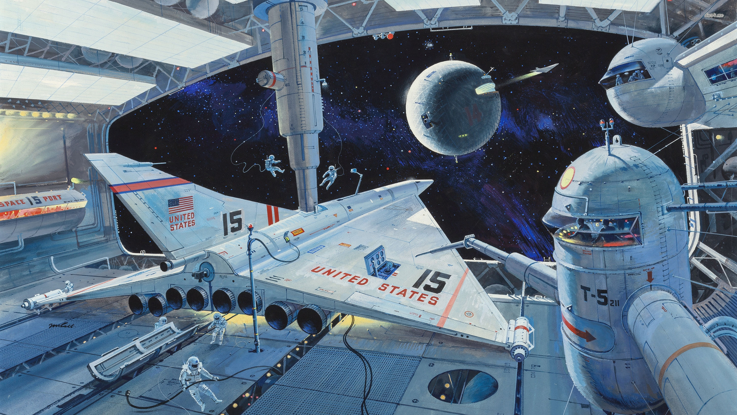 Space Station Wallpaper - HD Wallpaper 