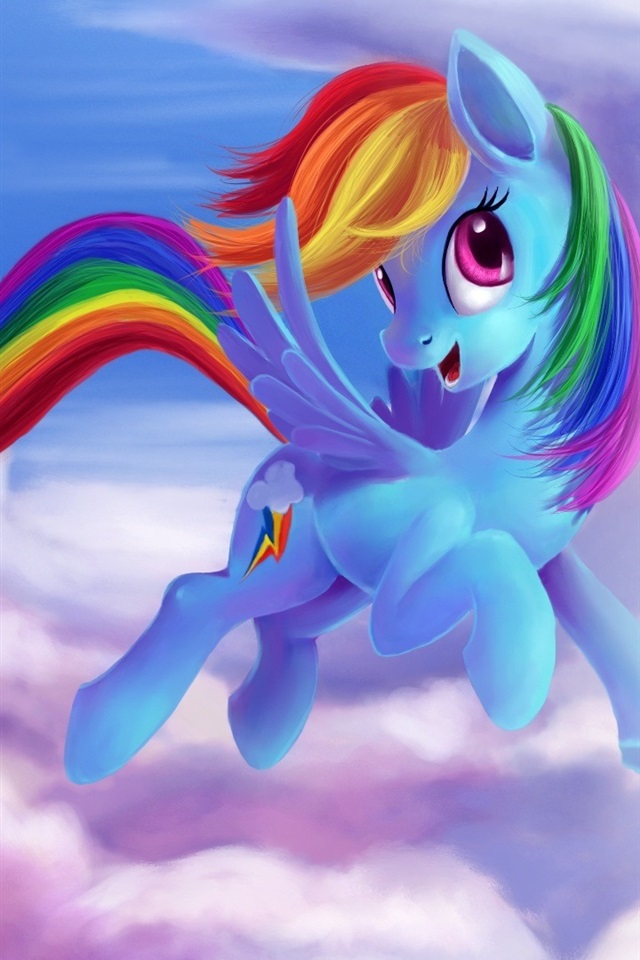 Rainbow Dash My Little Pony Background - HD Wallpaper 
