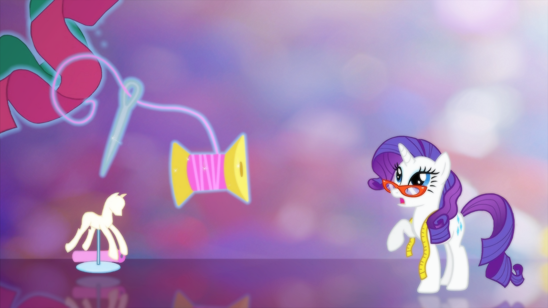 My Little Pony Rarity 13304 Wallpaper - Little Pony Friendship Is Magic - HD Wallpaper 