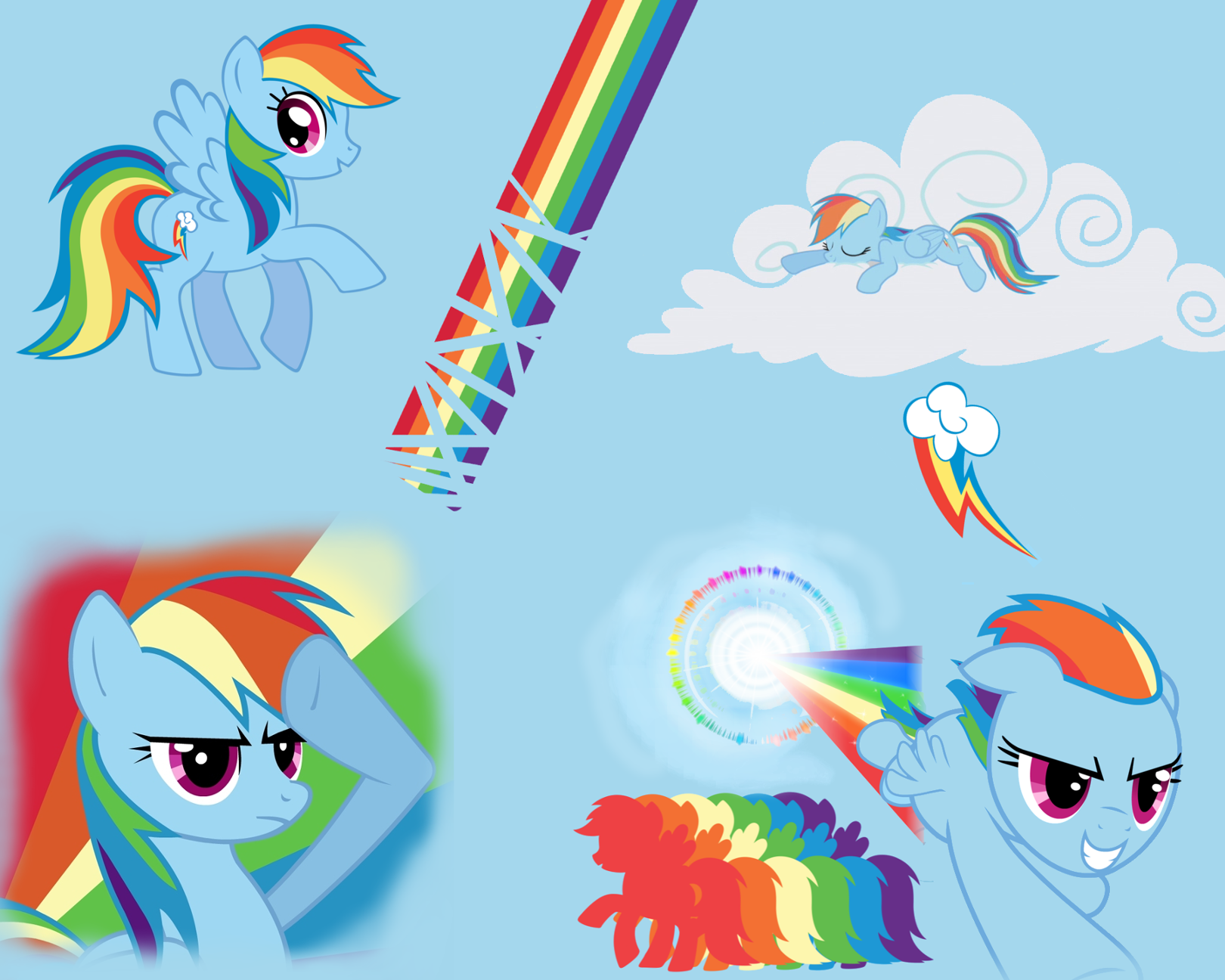 Rainbow Dash - My Little Pony - HD Wallpaper 