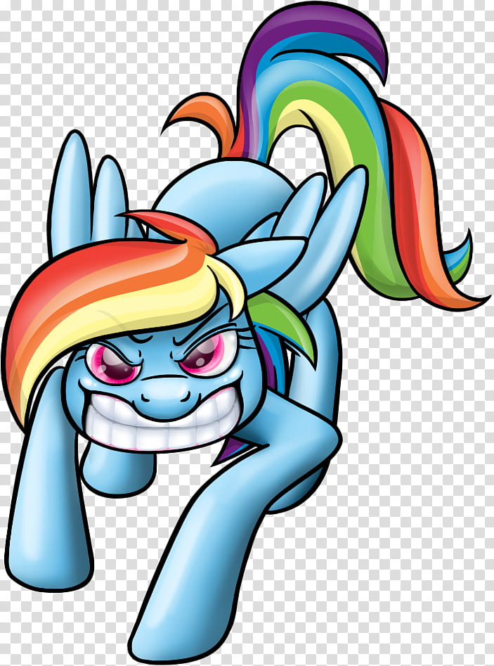 Rainbow Dash Attack, Blue My Little Pony Character - South America Continent Png - HD Wallpaper 