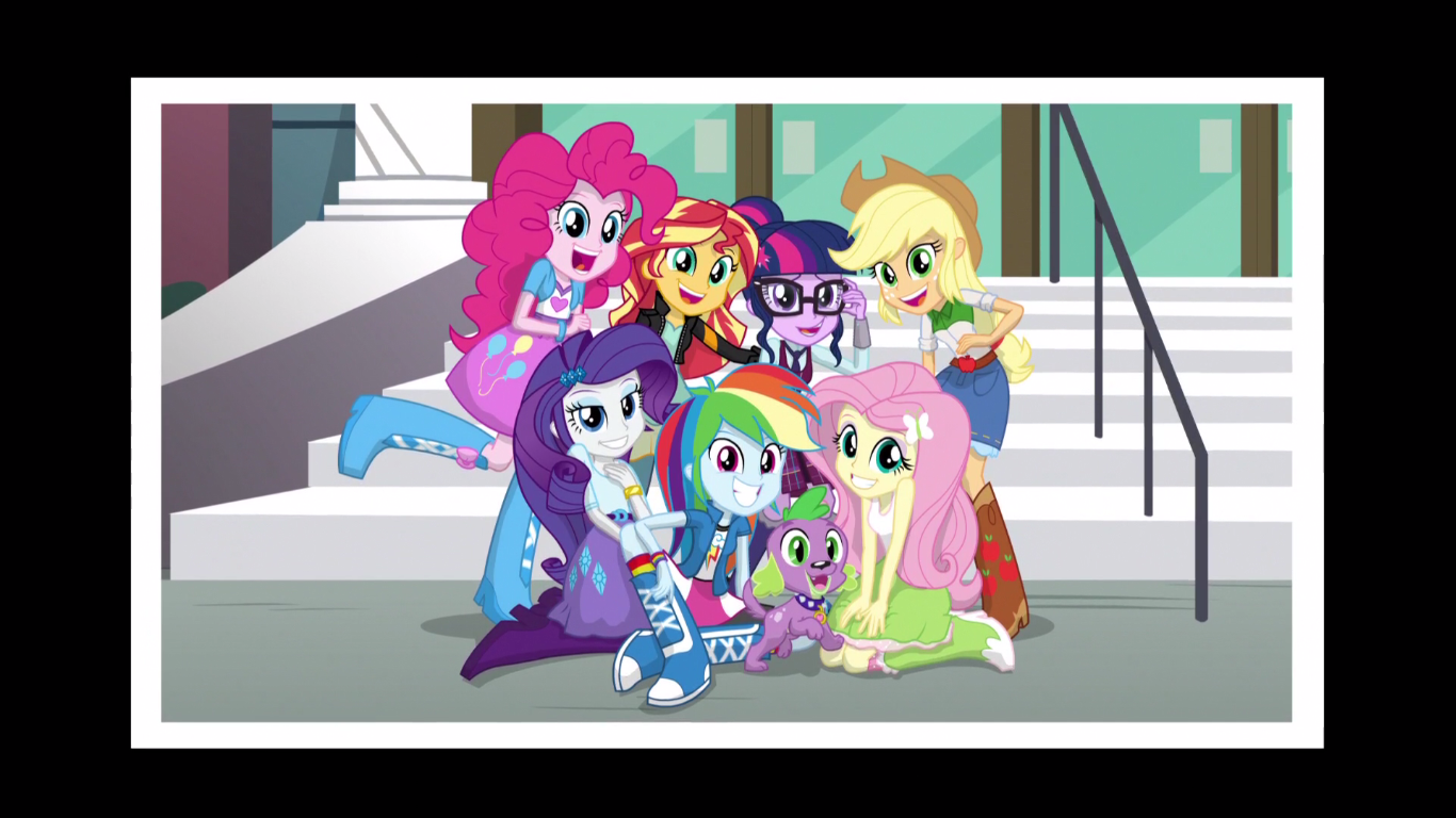 Mane 7 Equestria Girls - HD Wallpaper 
