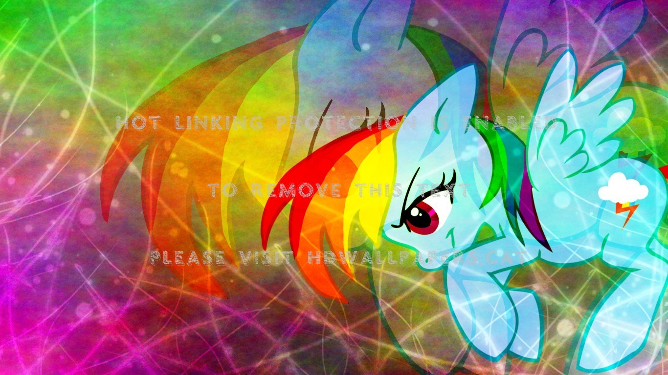 Rainbow Dash Wallpaper My Little Pony Magic - Mlp Fim Wallpaper Rainbow Dash - HD Wallpaper 