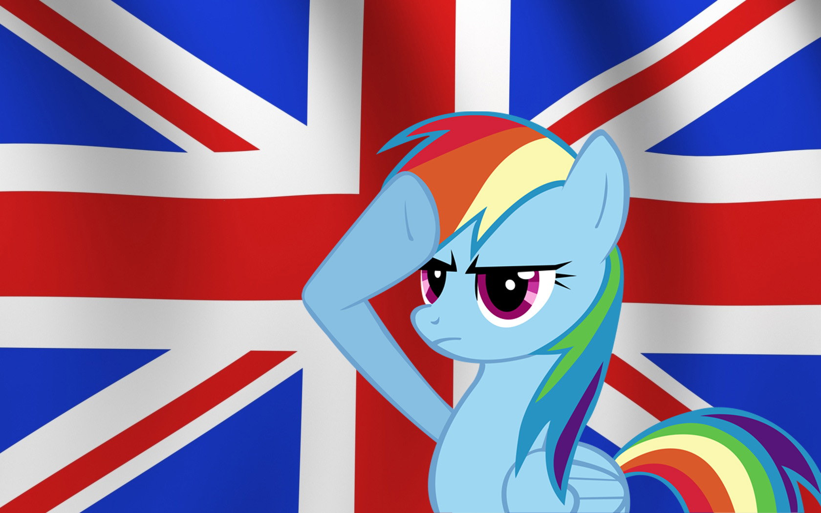 Flags United Kingdom My Little Pony Rainbow Dash - My Little Pony British - HD Wallpaper 