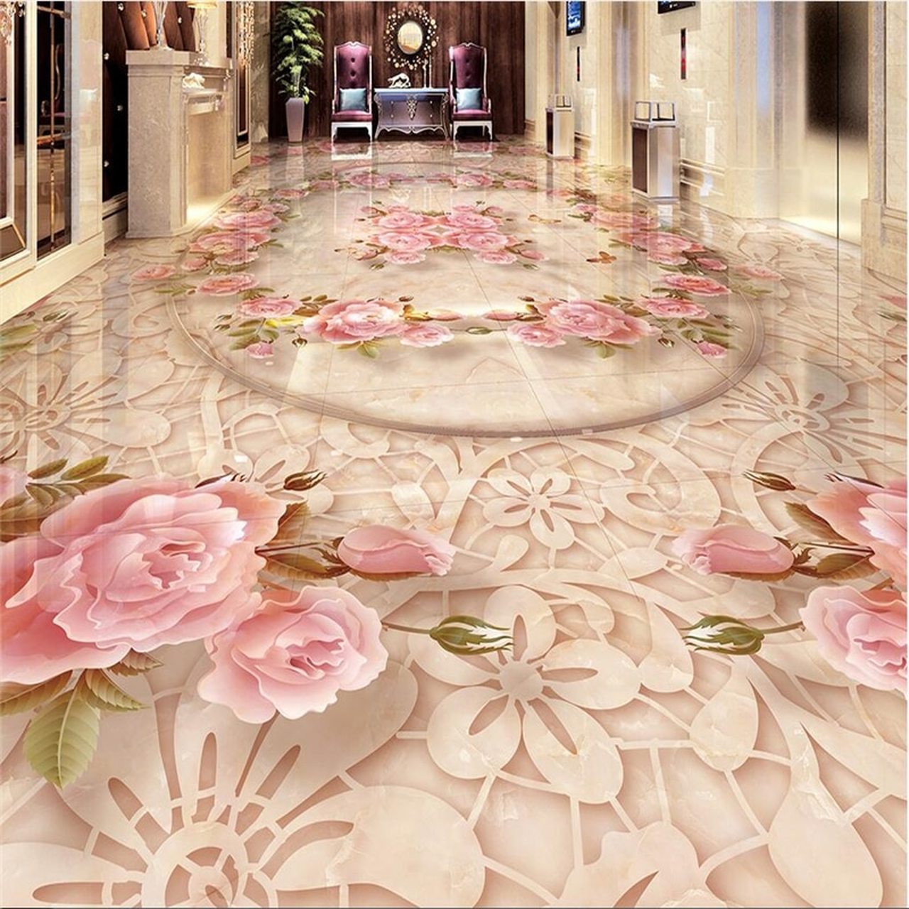 3d Marble Floor - HD Wallpaper 