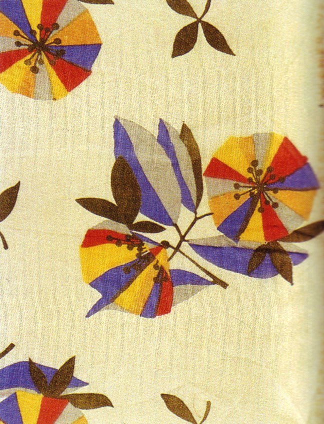 1920s Fabrics Designed By Maria Likarz Wallpaper - Motif - HD Wallpaper 