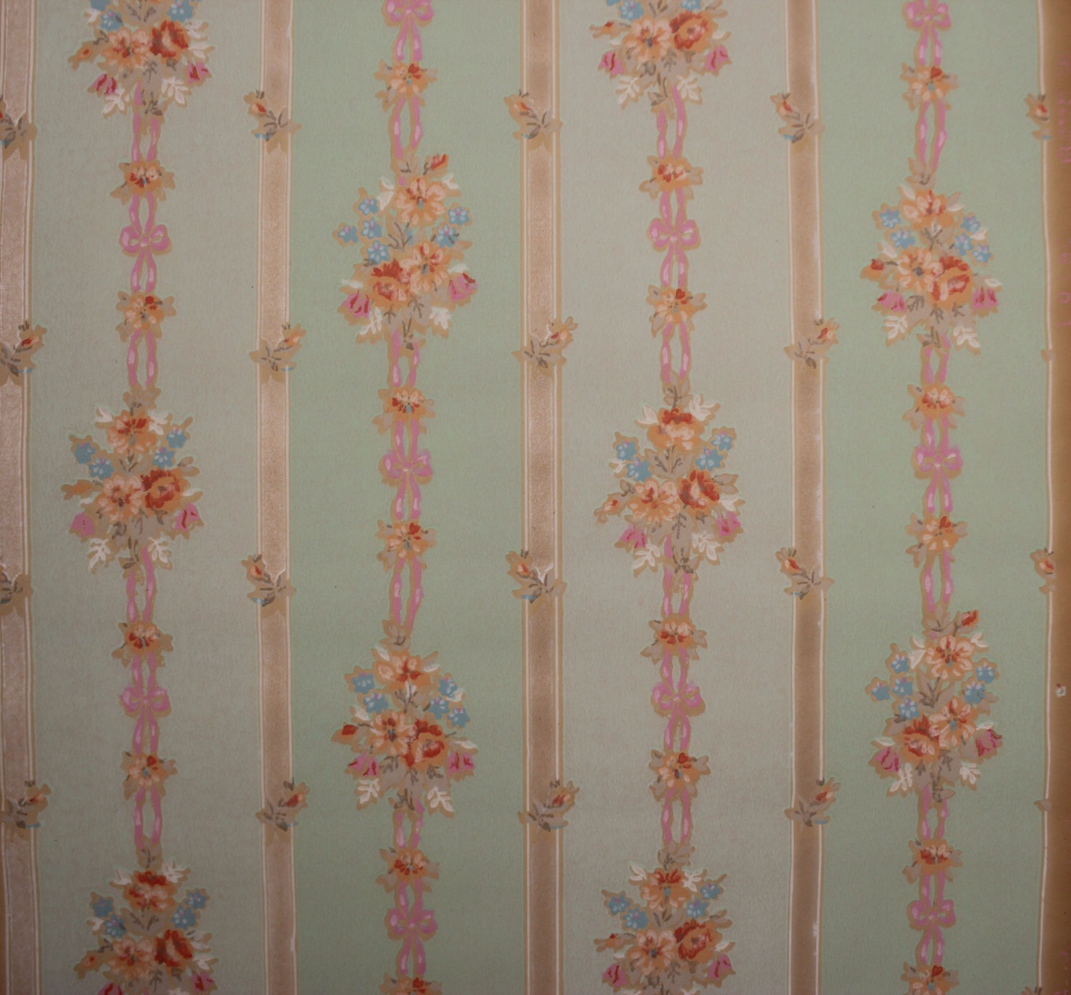 A Pretty 1920s Wallpaper - Floral Design - HD Wallpaper 