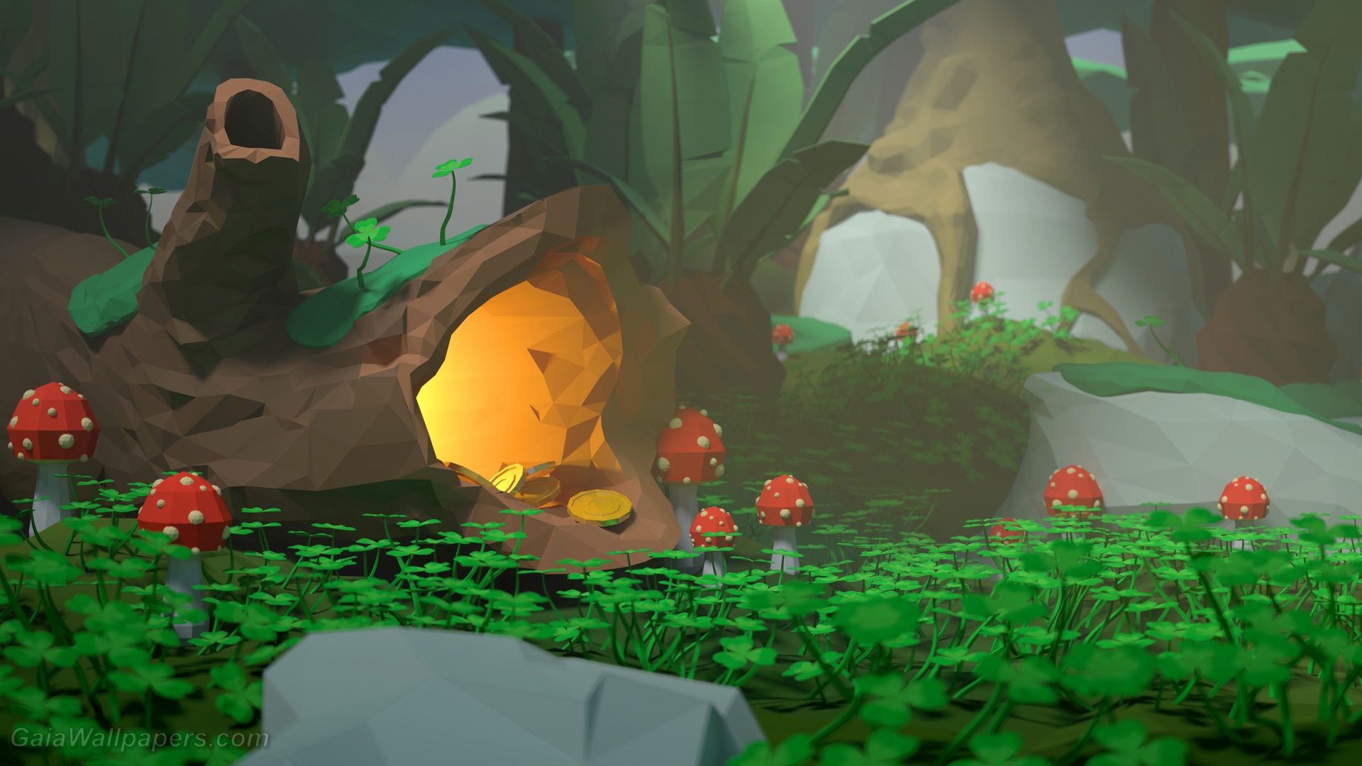 Hidden Treasure In A Magical Forest - Pc Game - HD Wallpaper 