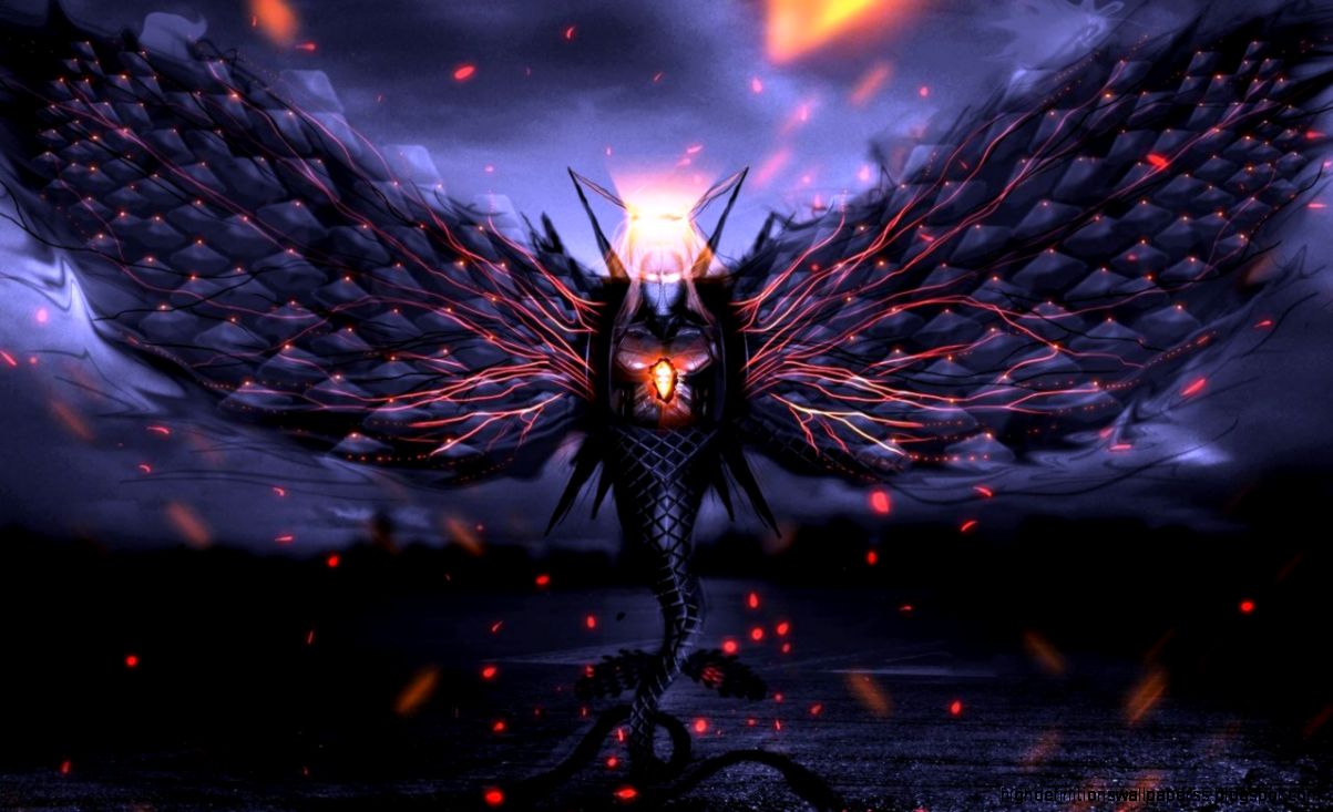 Dreamy Fantasy Dragon Robot Artwork Wallpaper Wallpaper - Anime Wallpaper Demon - HD Wallpaper 