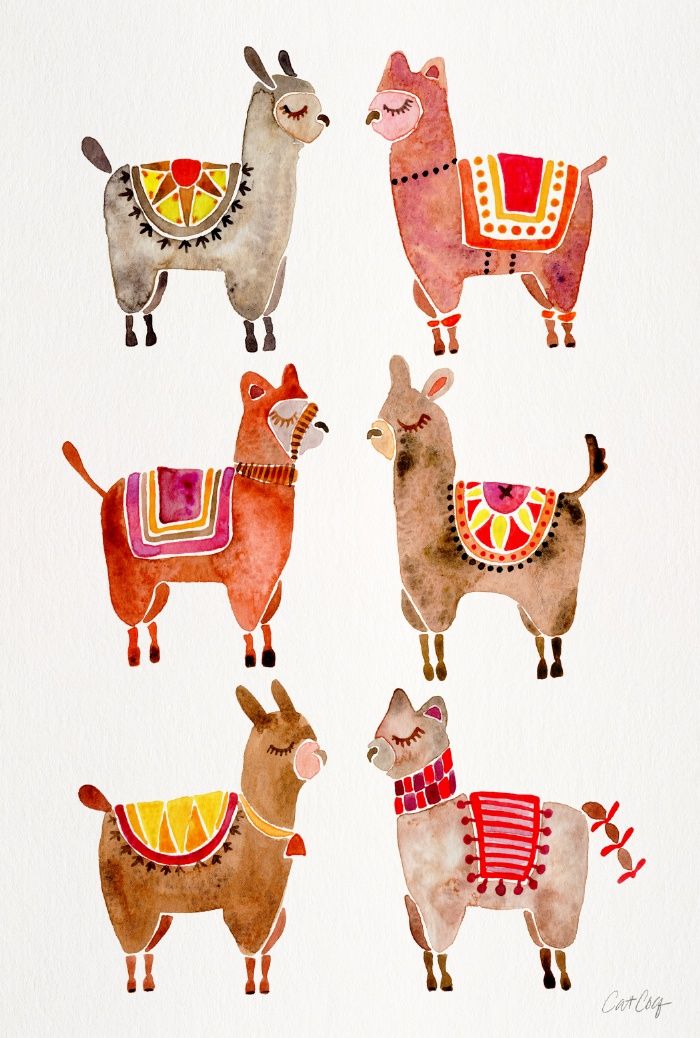 Llama Art - HD Wallpaper 