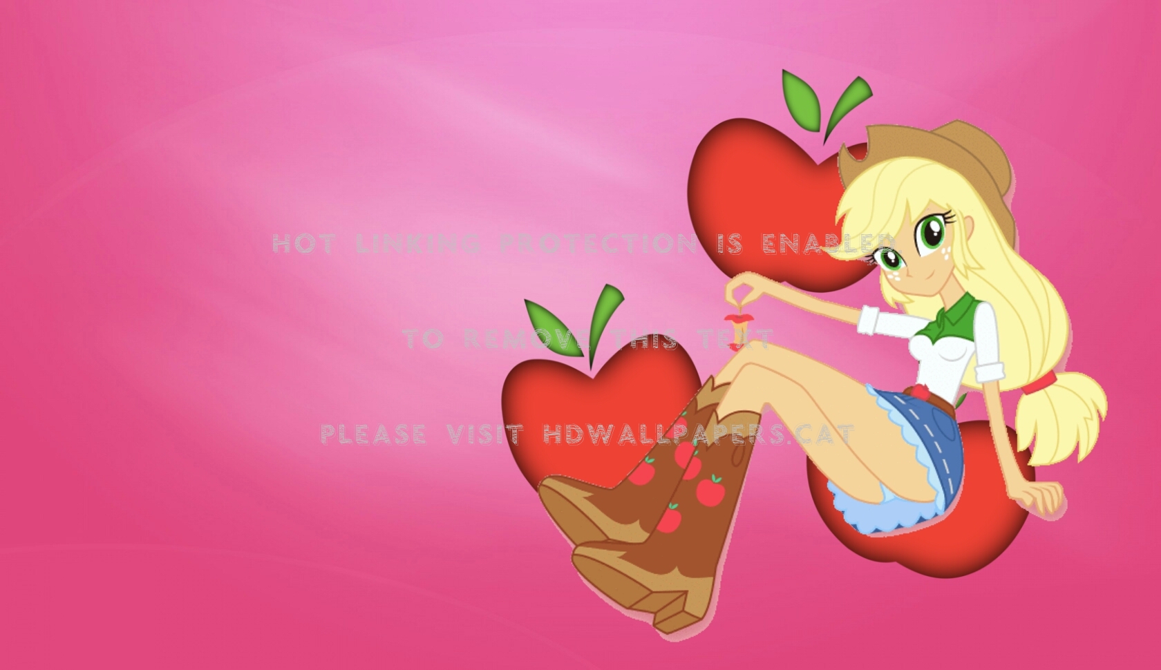 Equestria Girls Applejack Wallpaper Magic - Cute Applejack Equestria Girl - HD Wallpaper 