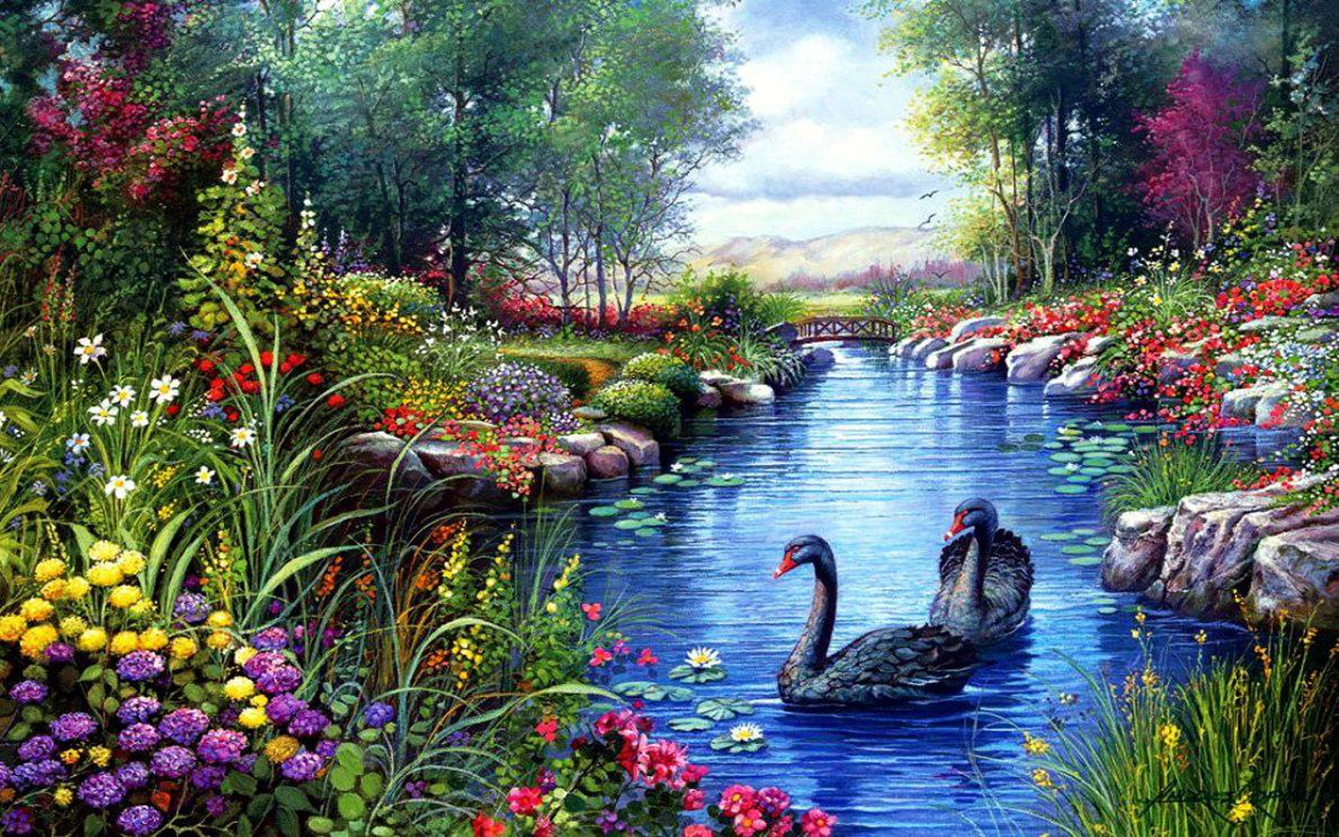 Celestial Garden - HD Wallpaper 