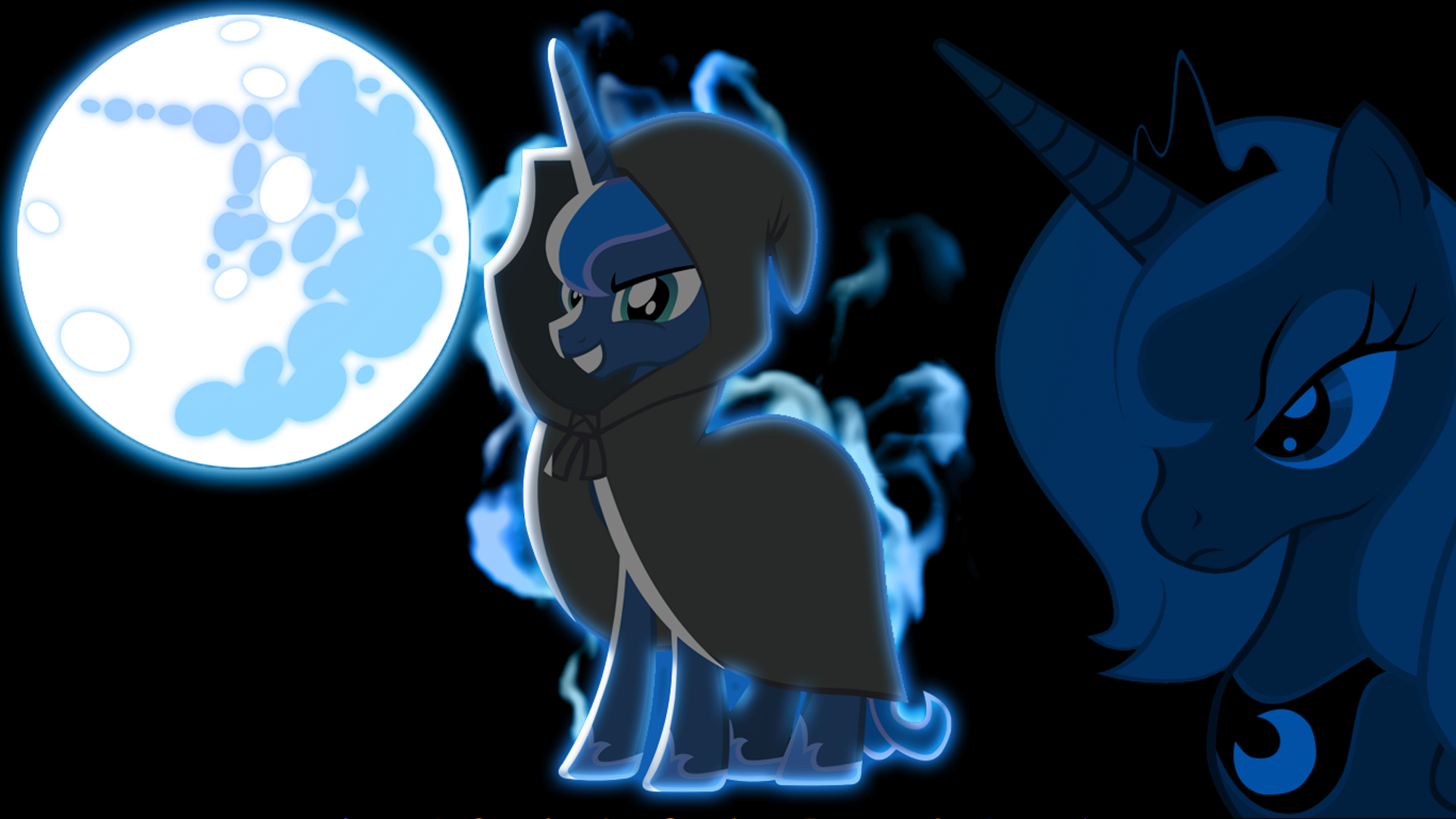 Mlp Little Pony Princess Luna - HD Wallpaper 